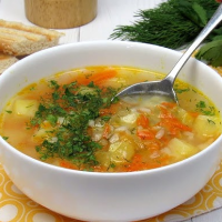 Суп рисовый с мясом